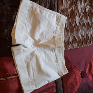 White editor Express shorts